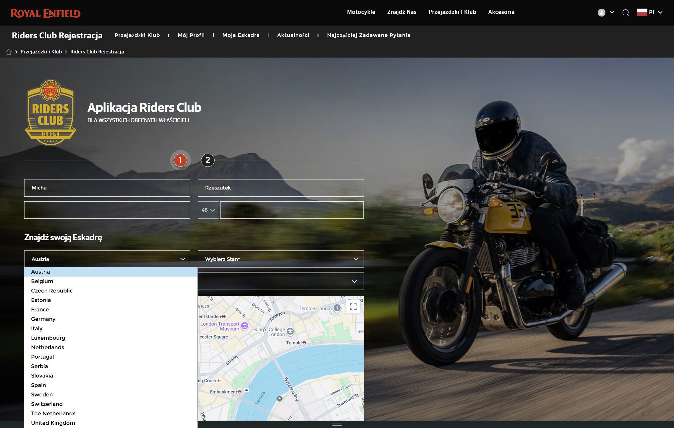 Oficjalny moduł Riders Club